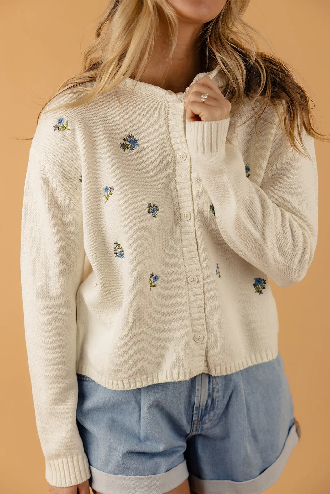 Brighter Than The Stars Embroidered Cardigan