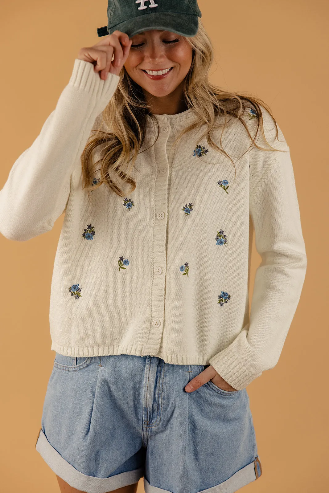 Brighter Than The Stars Embroidered Cardigan