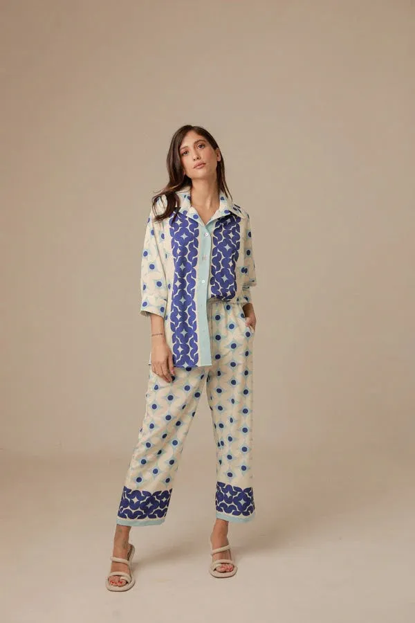 Cancun Pant in Blue