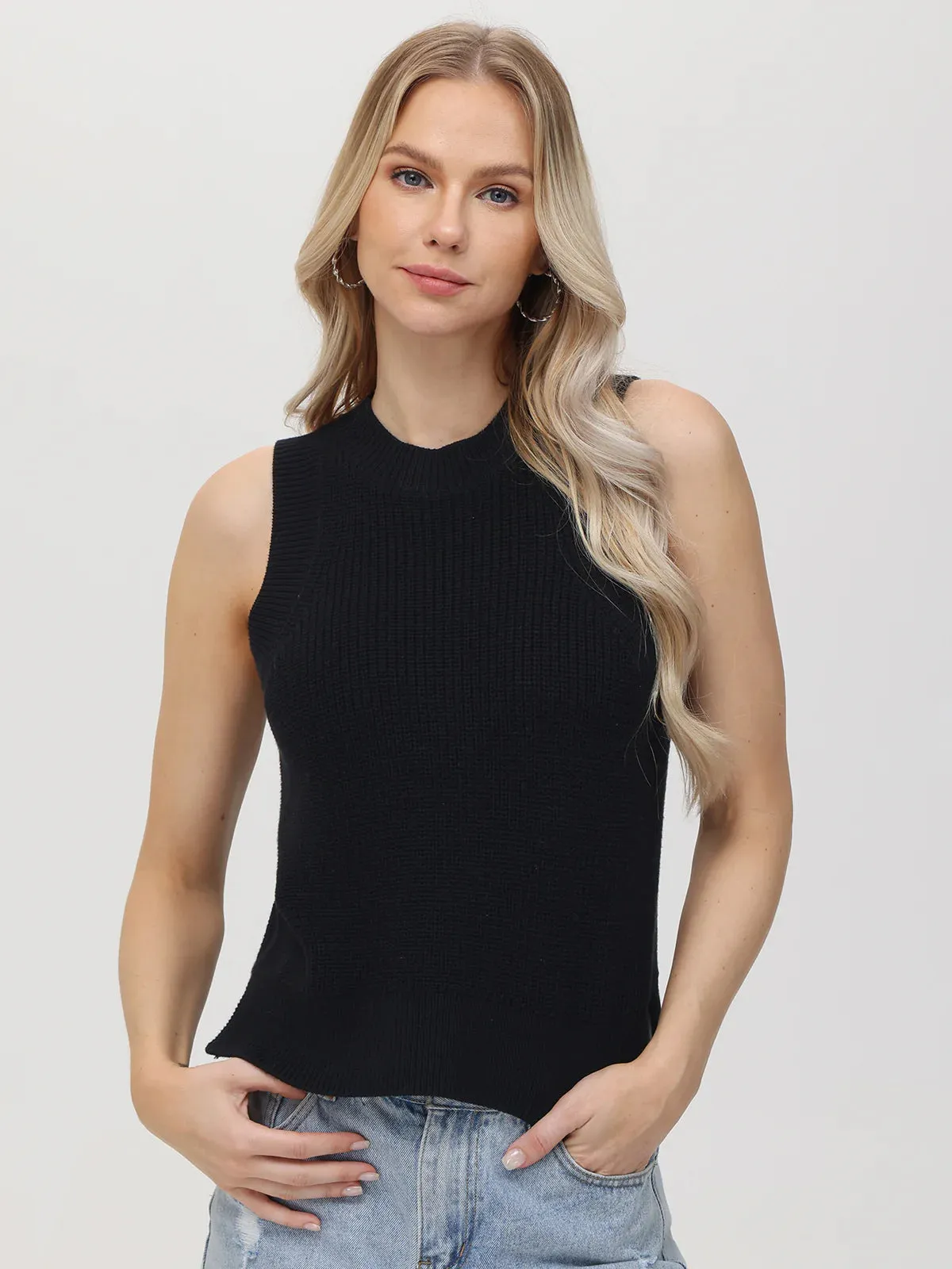 Demi High Neck Tank