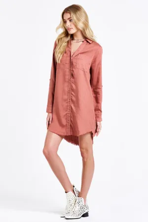 Everly Button Front Dress