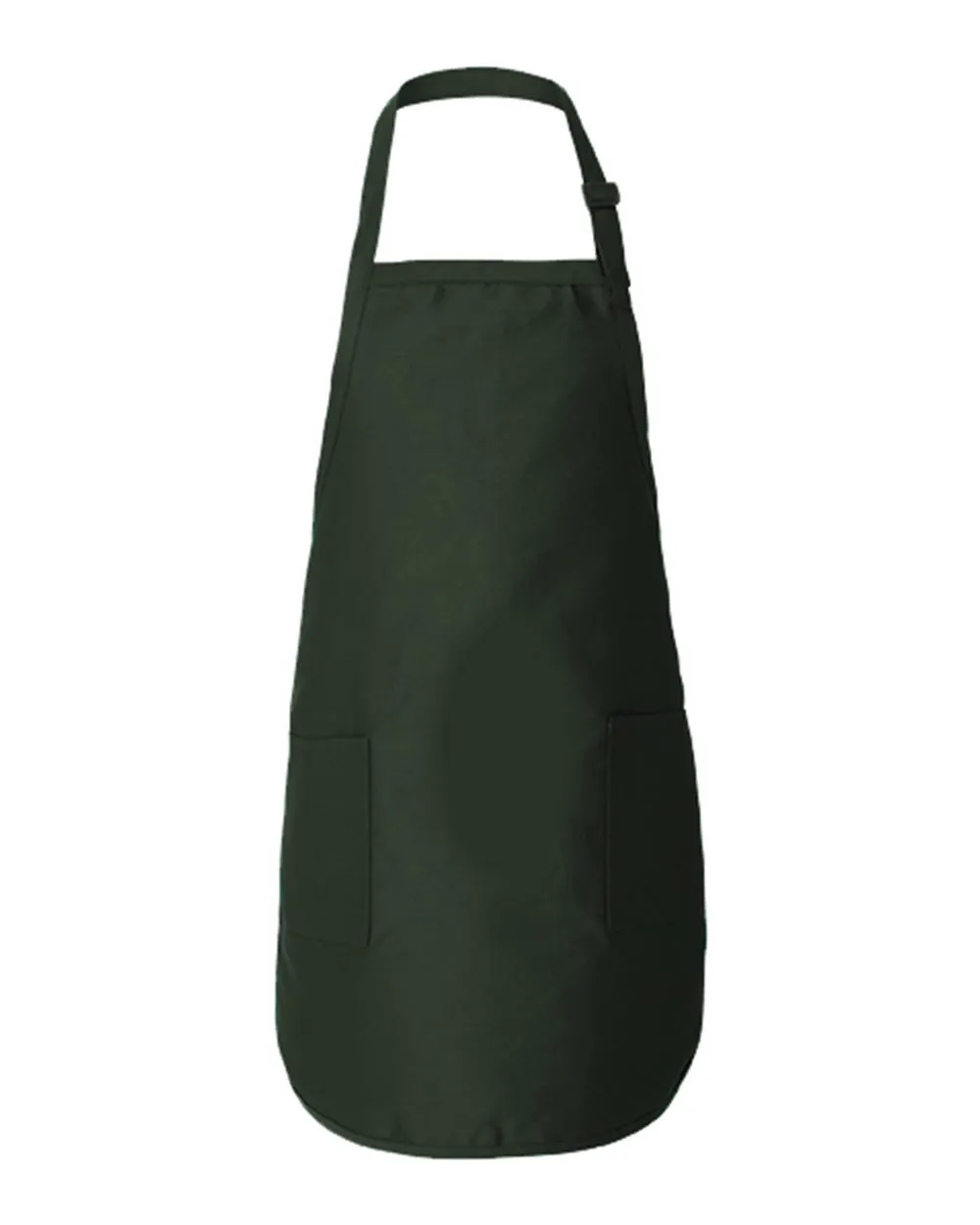 Full Length Aprons | Q-Tees Q4350 | Medium Embroidery (7" X 7")