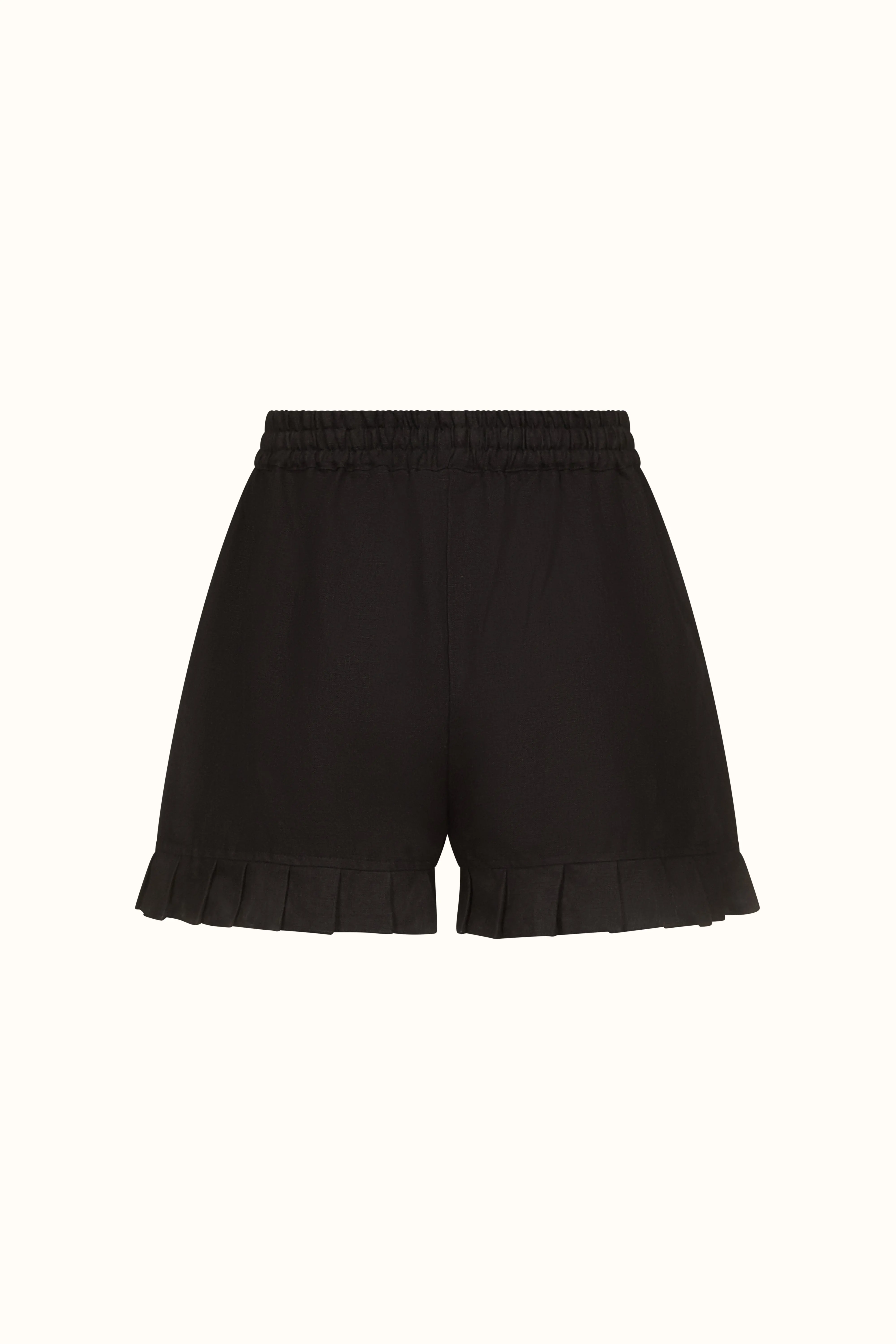 Gaia ~ Black Linen Pyjama Set