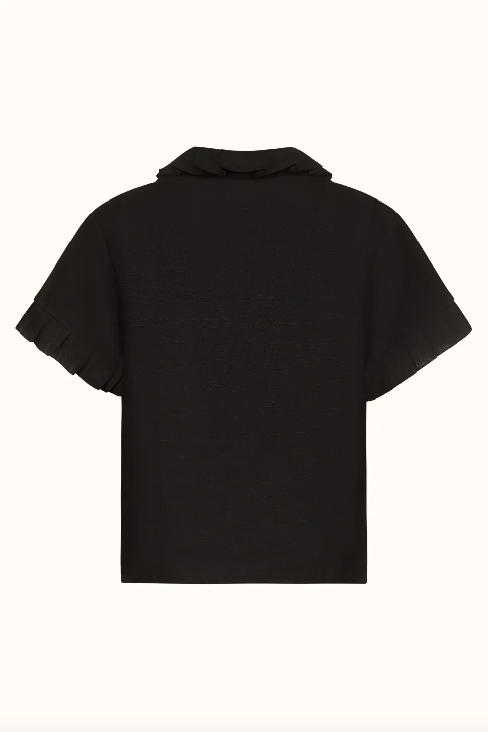 Gaia ~ Black Linen Pyjama Set