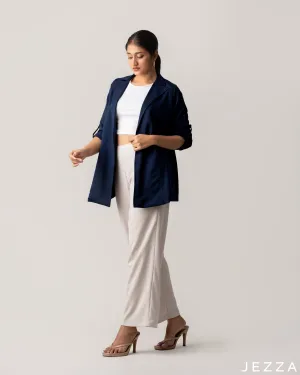 Jacket With Button Tab Detail For The Long Sleeve 49863