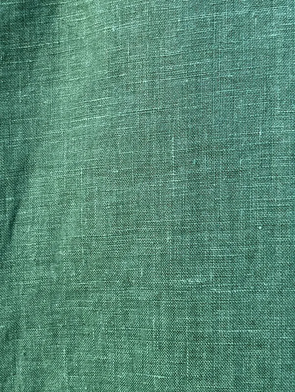 Jiva Antique Wash Linen Catherine Coat - Forever Green