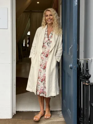 Jiva Linen Catherine Coat - Natural