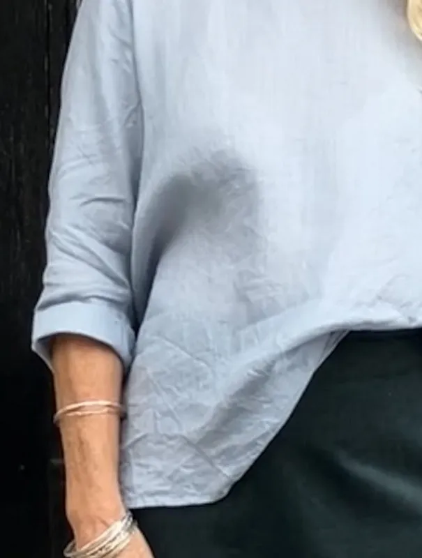 Jiva Maria Shirt - Duck Egg Blue - Ramie