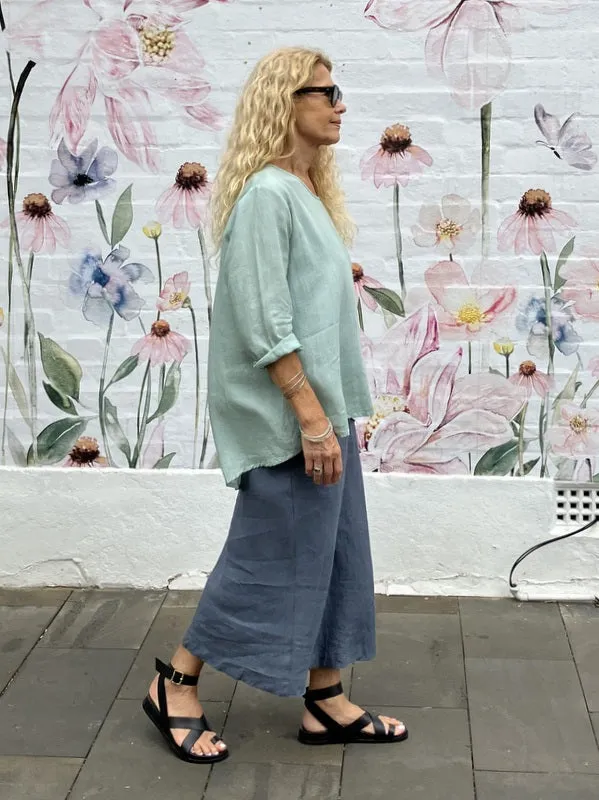 Jiva Maria Shirt - Mint - Ramie
