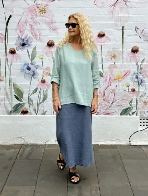 Jiva Maria Shirt - Mint - Ramie