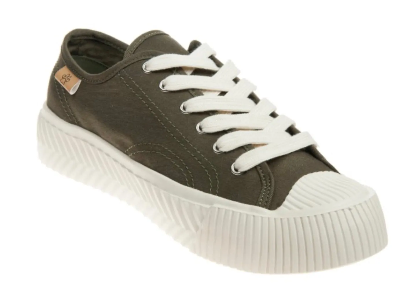 Khaki/Navy Pump - Lazy Dogz