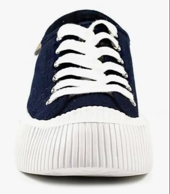 Khaki/Navy Pump - Lazy Dogz
