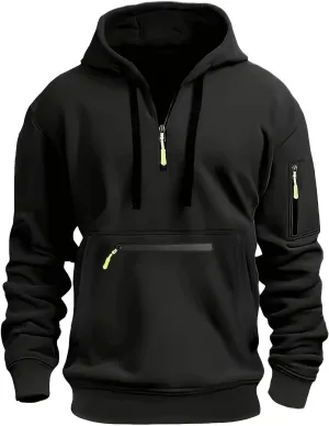 Men Sweatshirts Vintage Long Sleeve Hoodie: Classic Print Pullover Trendy Sweatshirt Sweaters Hoodie