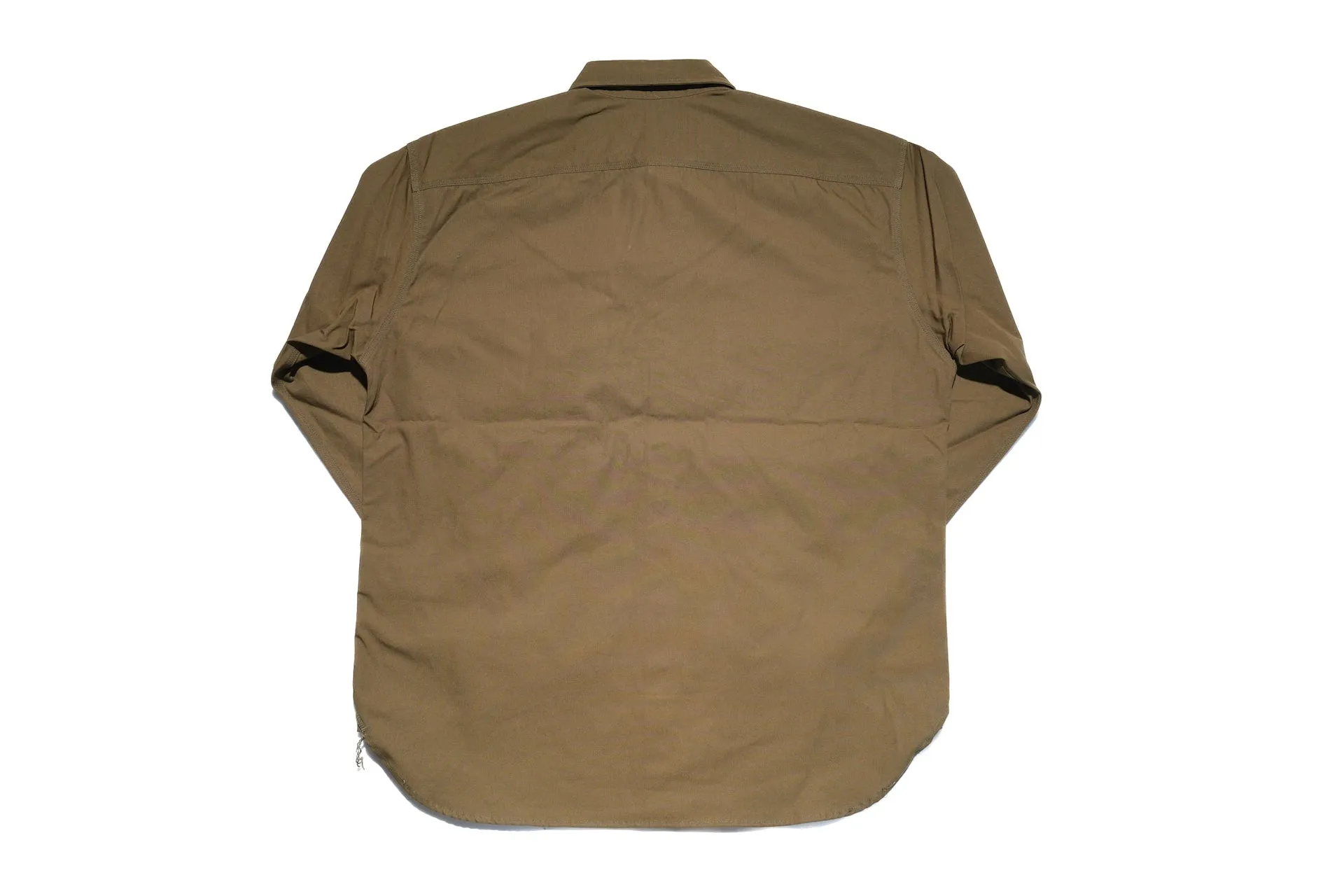 Momotaro 8oz Duck Canvas Military Style Workshirt (Olive)