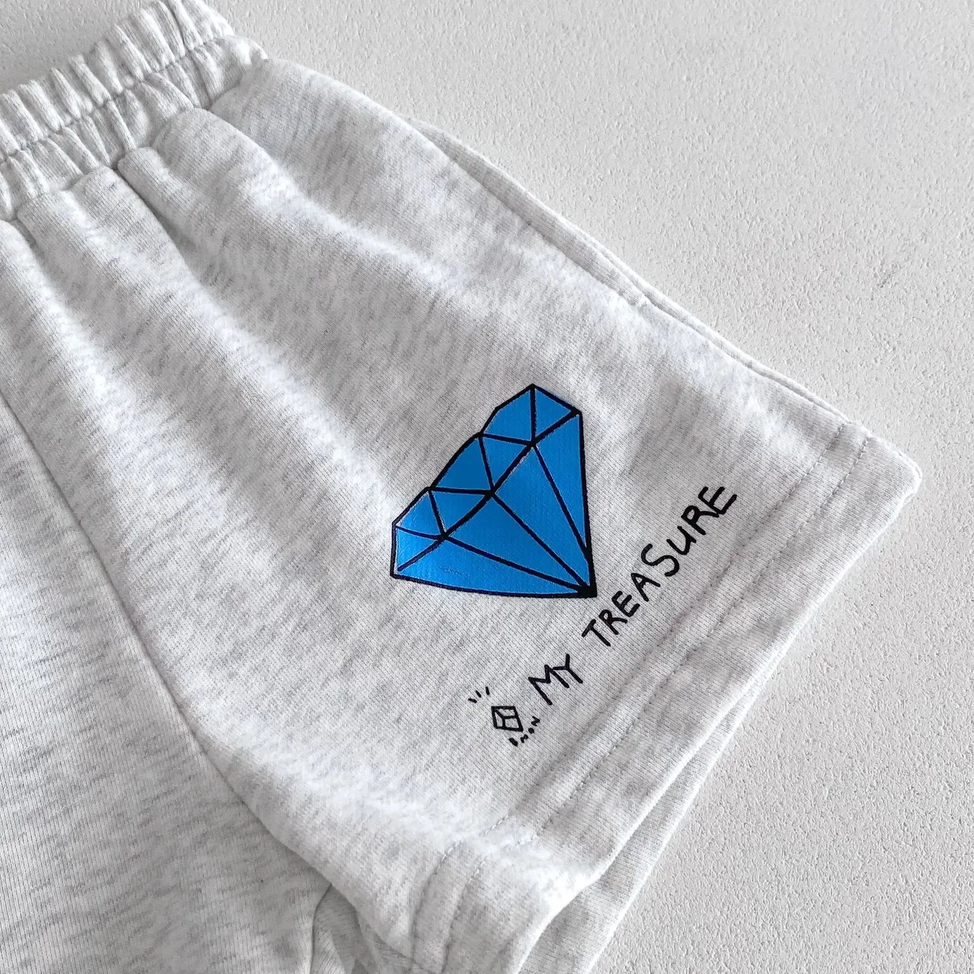 'My Treasure' Print Tee & Shorts