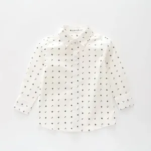 Nautical Print LS Shirt