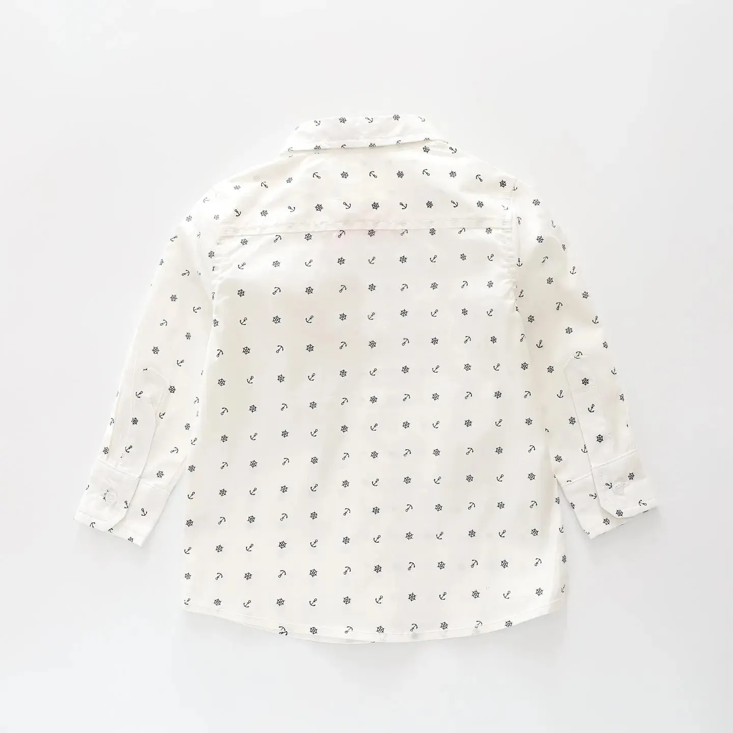 Nautical Print LS Shirt