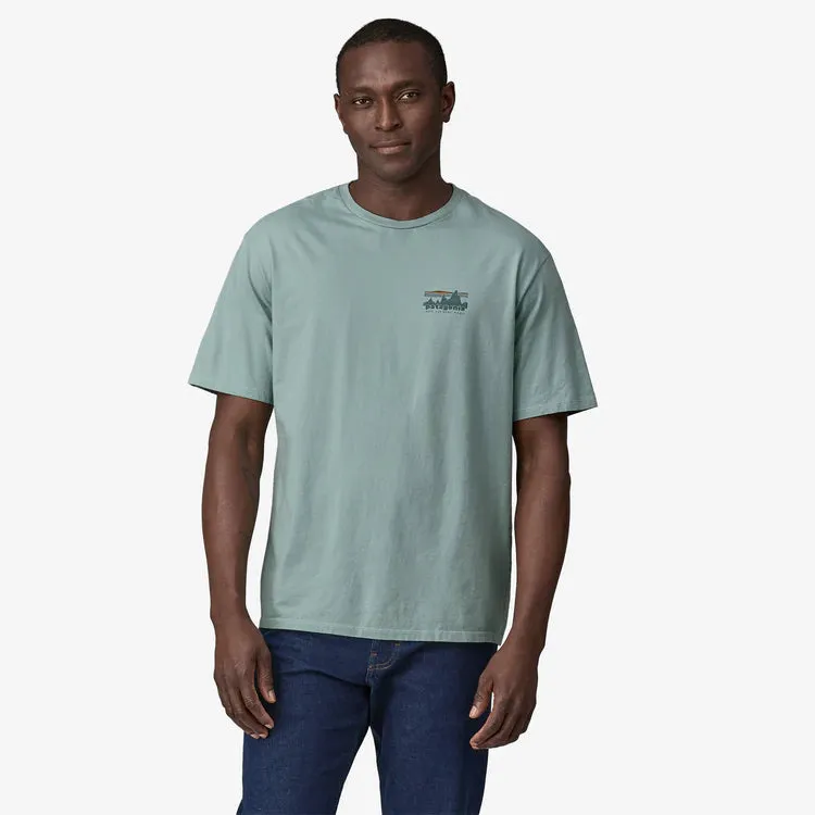 PATAGONIA - Men's '73 Skyline Organic T-Shirt - THERMAL BLUE