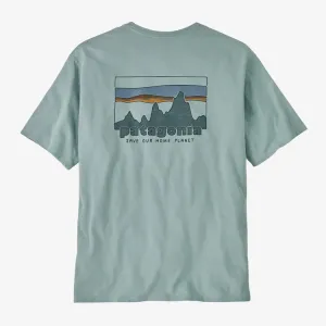 PATAGONIA - Men's '73 Skyline Organic T-Shirt - THERMAL BLUE