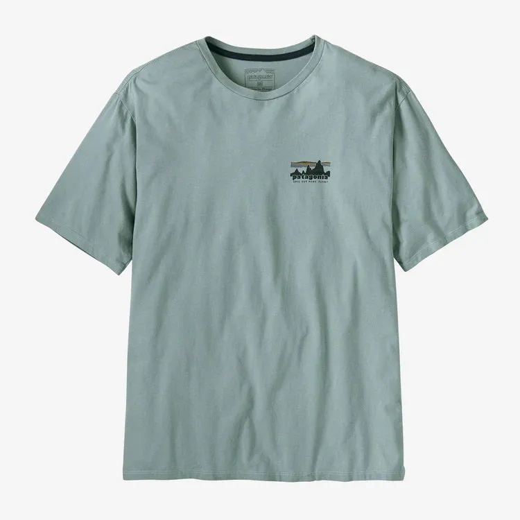PATAGONIA - Men's '73 Skyline Organic T-Shirt - THERMAL BLUE
