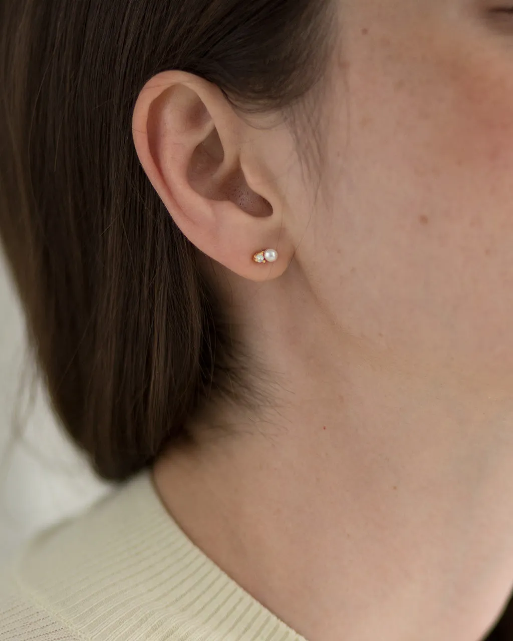 Petite Pearl Studs