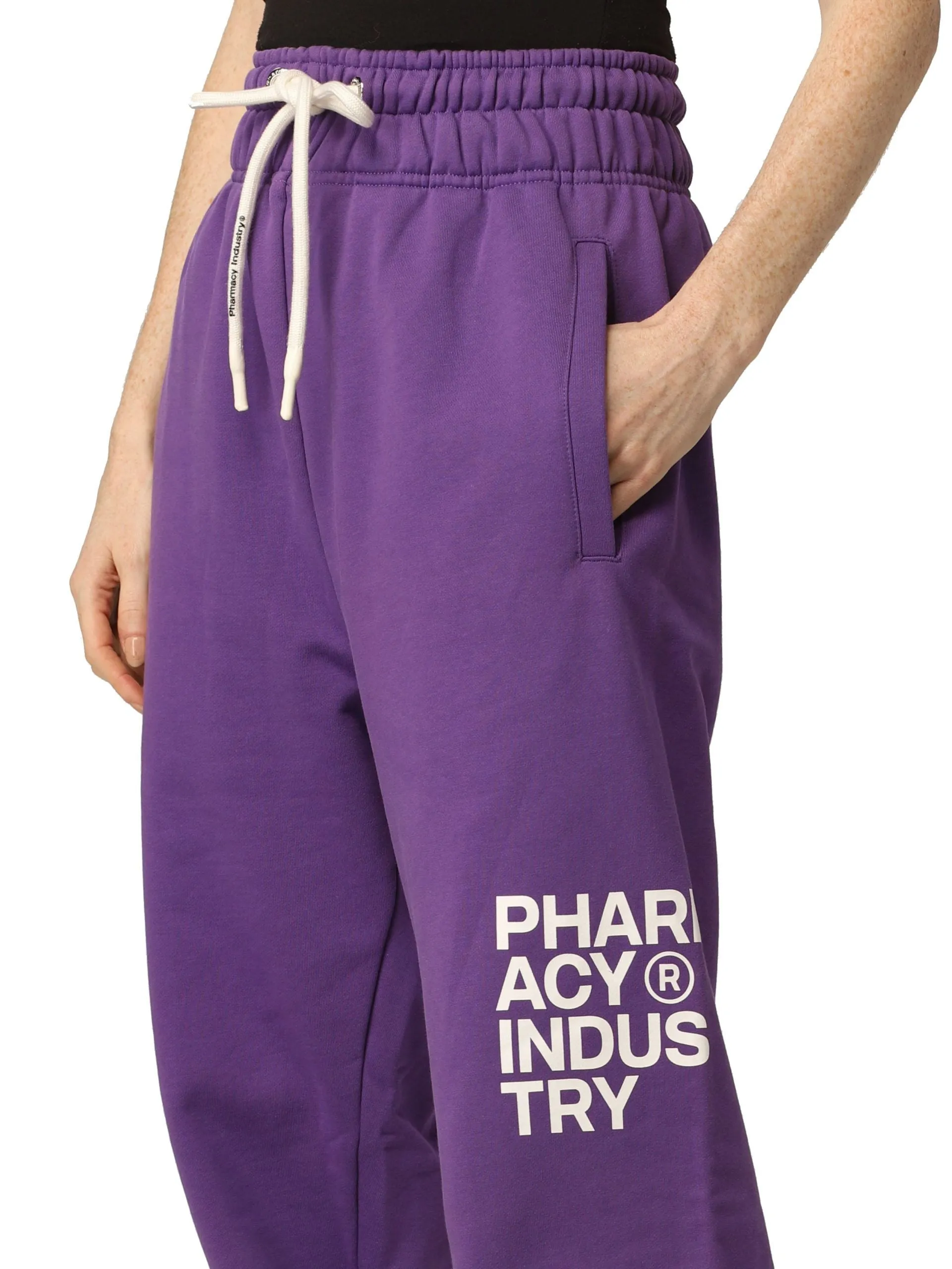 Pharmacy Industry Chic Purple Logo Tracksuit Trousers