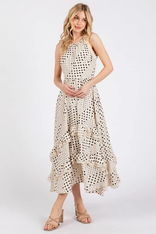 Polka Dot Elegance Dress