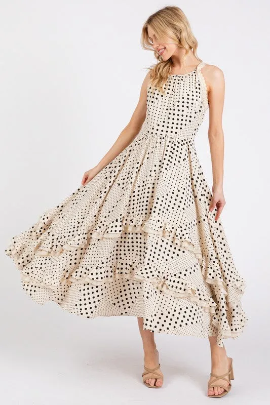Polka Dot Elegance Dress