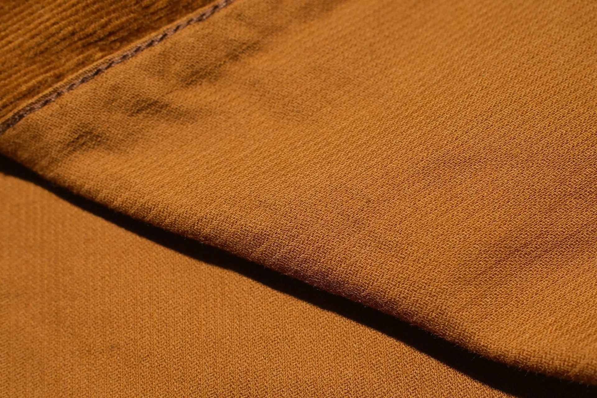 Pure Blue Japan 8oz "Silky-Smooth" Corduroy Western Shirt (Camel)