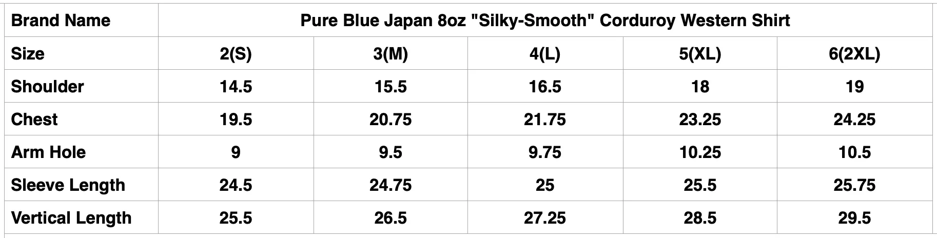 Pure Blue Japan 8oz "Silky-Smooth" Corduroy Western Shirt (Camel)