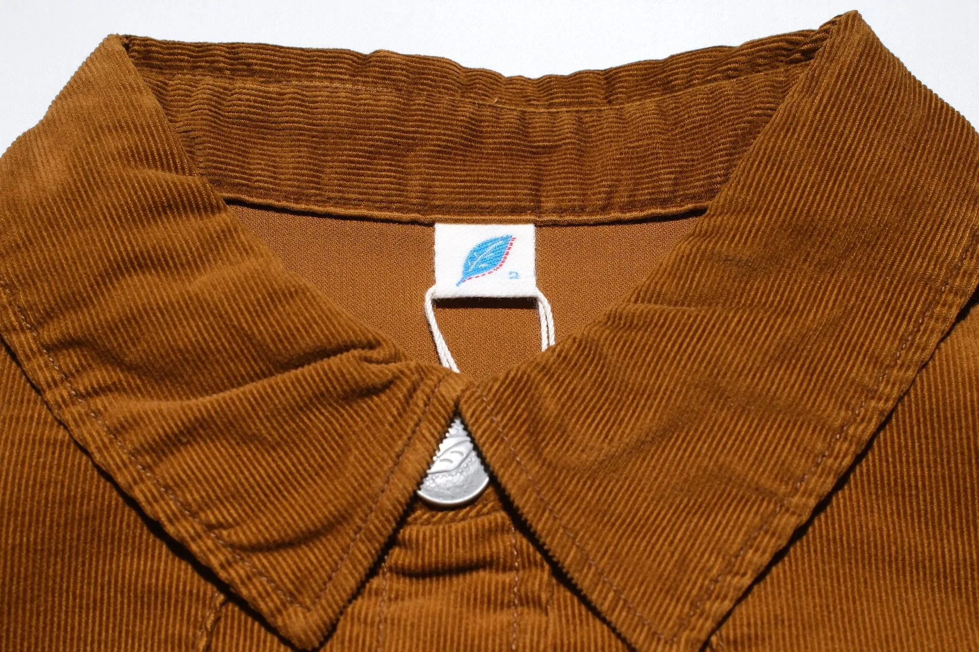 Pure Blue Japan 8oz "Silky-Smooth" Corduroy Western Shirt (Camel)