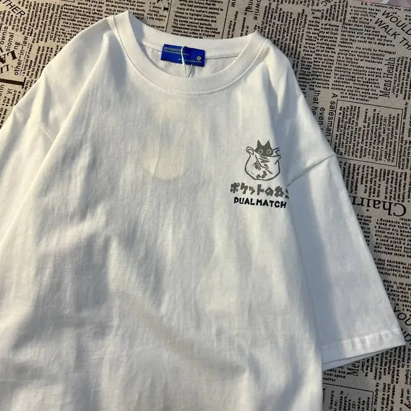 Purrfect Cat Print Summer Tee