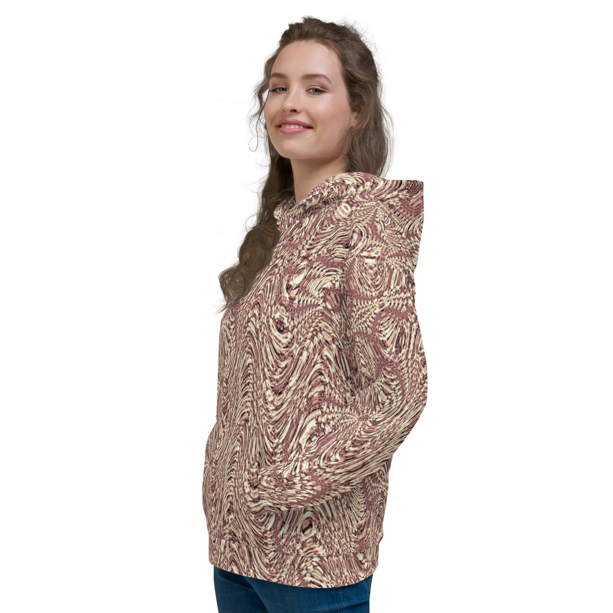 Recursia Alchemical Vision Women's Hoodie In Pink