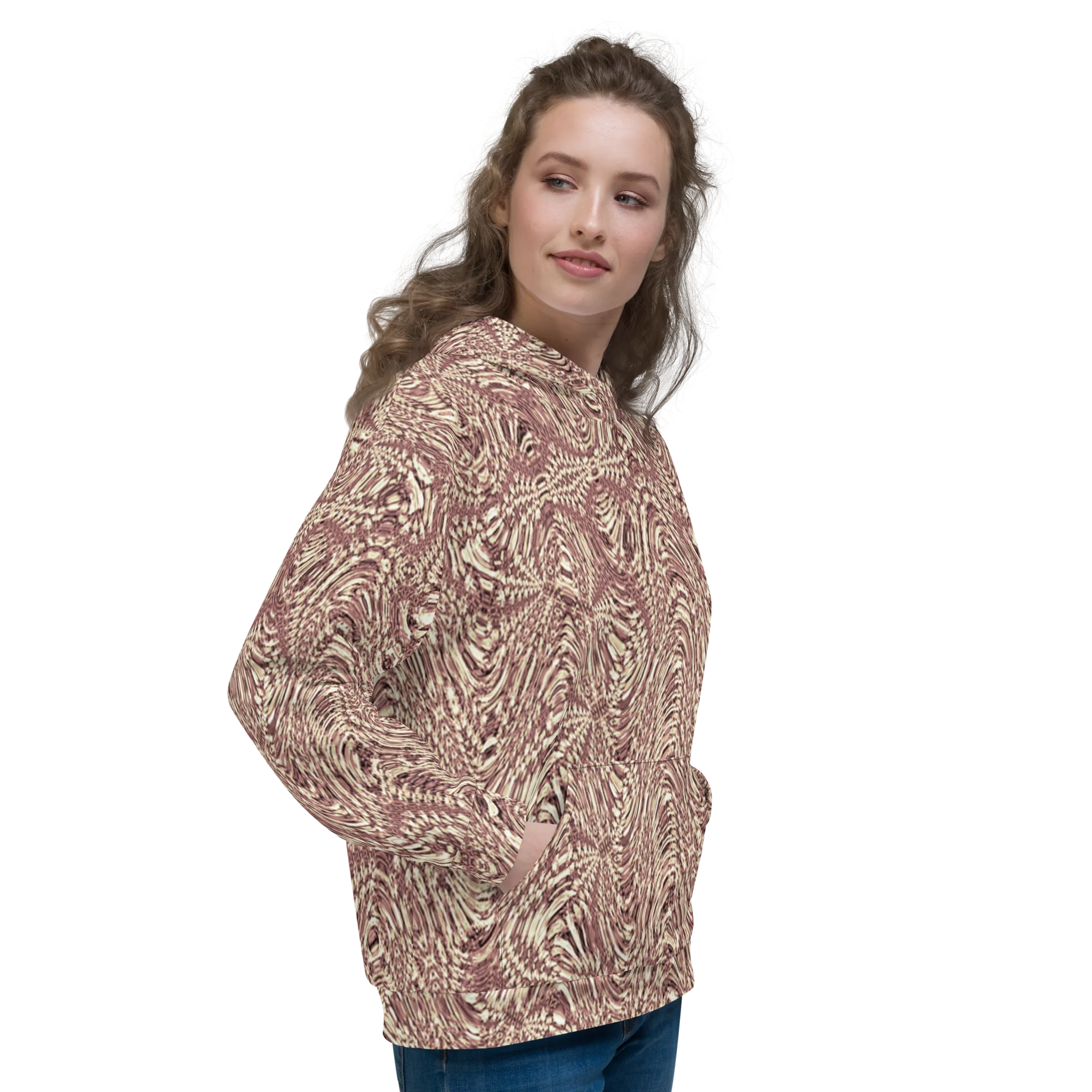 Recursia Alchemical Vision Women's Hoodie In Pink