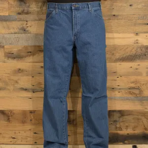 RELAXED FIT STONEWASHED CARPENTER DENIM JEANS