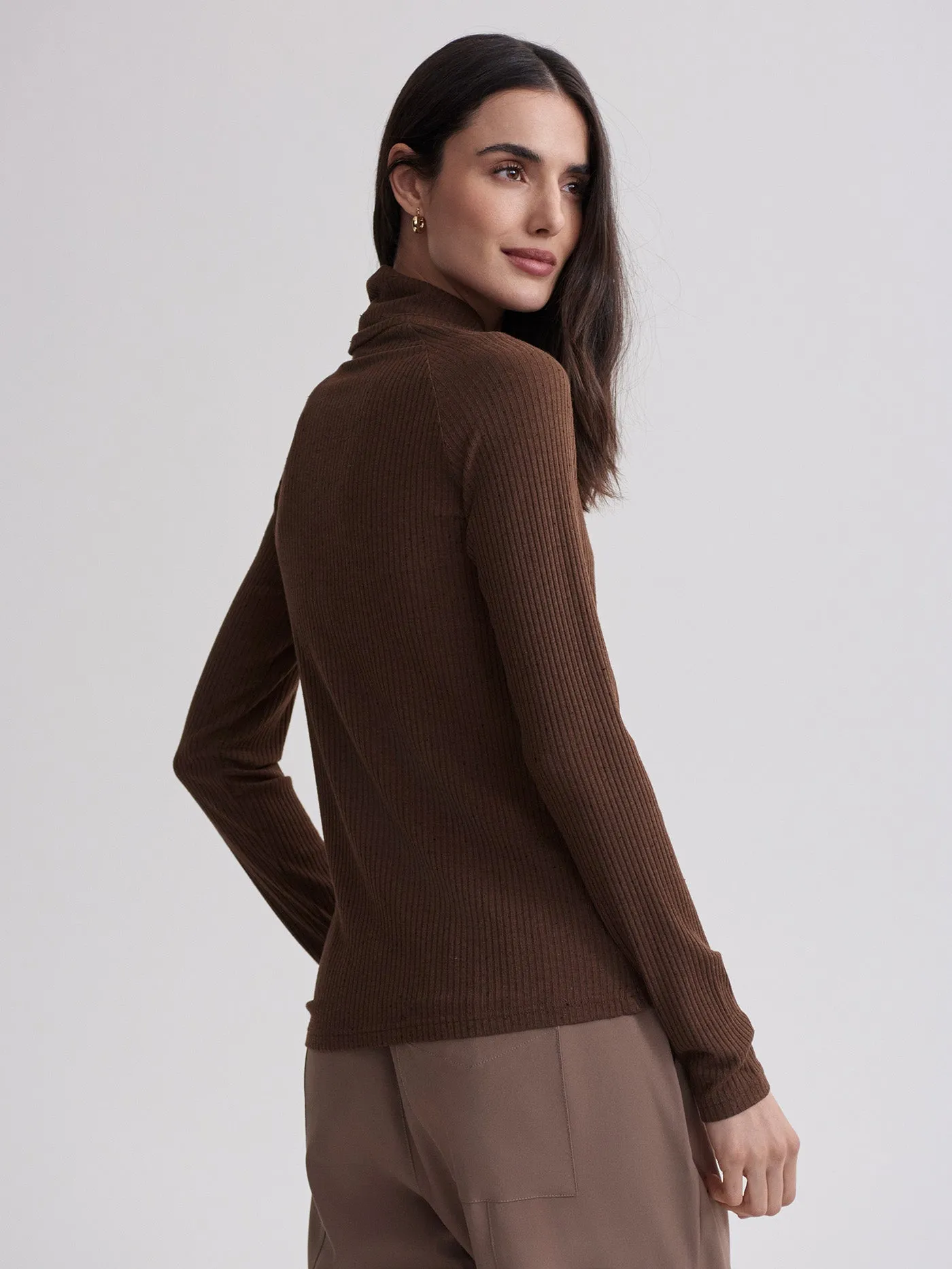 Roya Rollneck Long Sleeve Tee