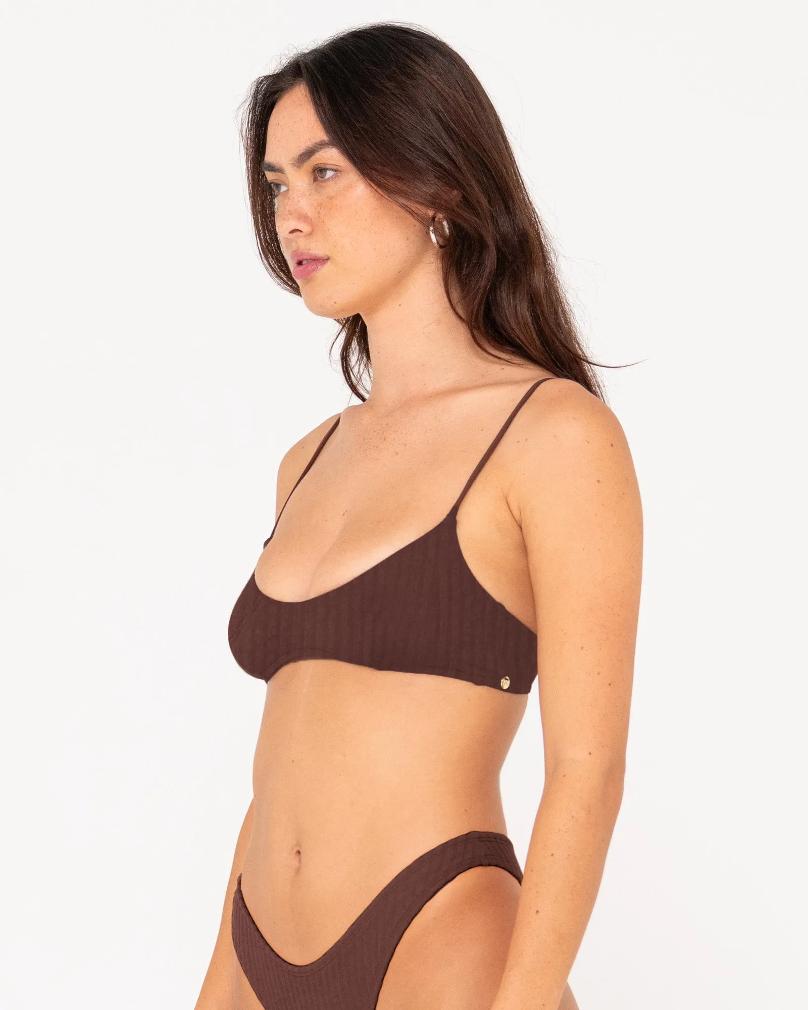 Rusty Lucky Bralette Bikini Top