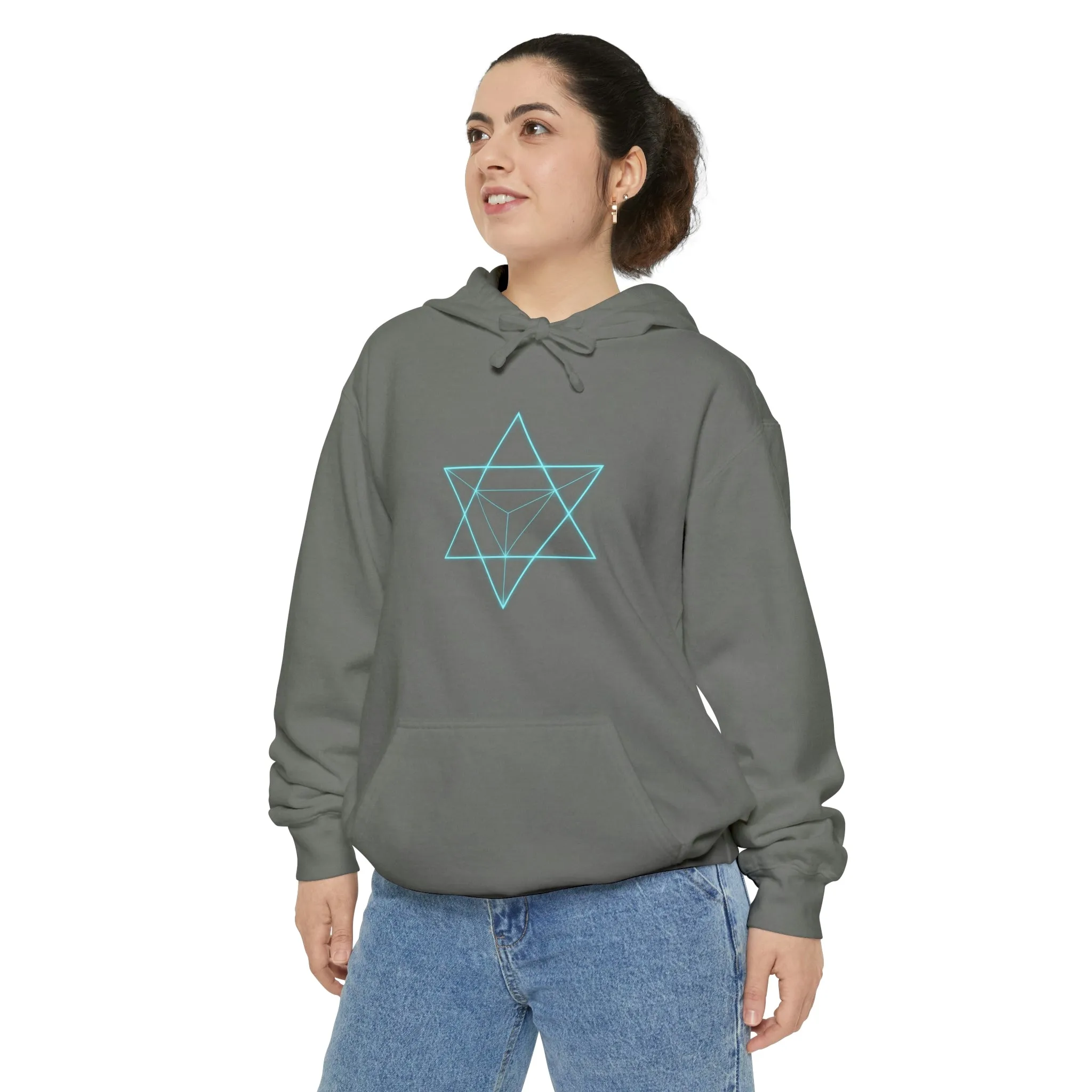 Sacred Geometry - Unisex Garment-Dyed Hoodie