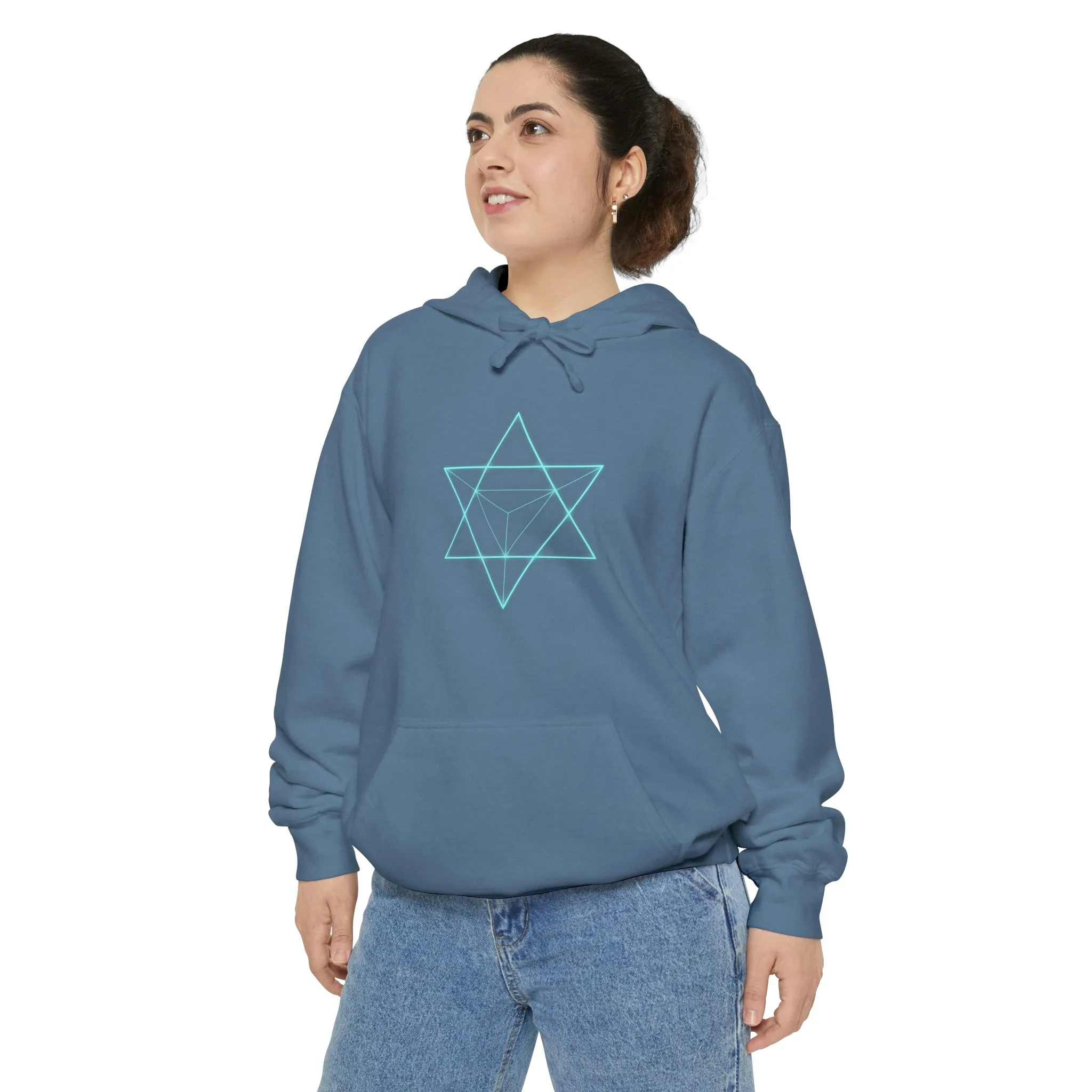 Sacred Geometry - Unisex Garment-Dyed Hoodie