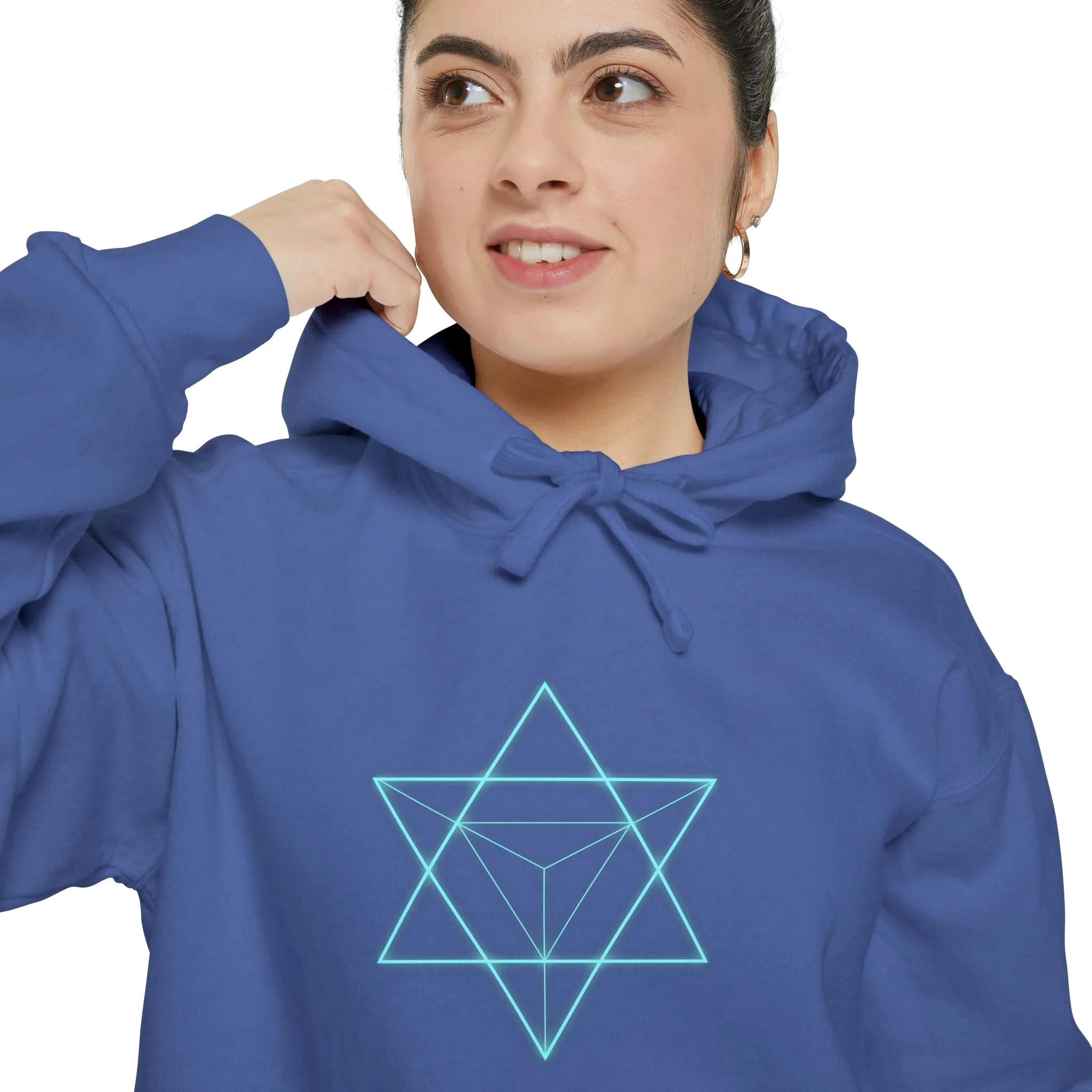 Sacred Geometry - Unisex Garment-Dyed Hoodie