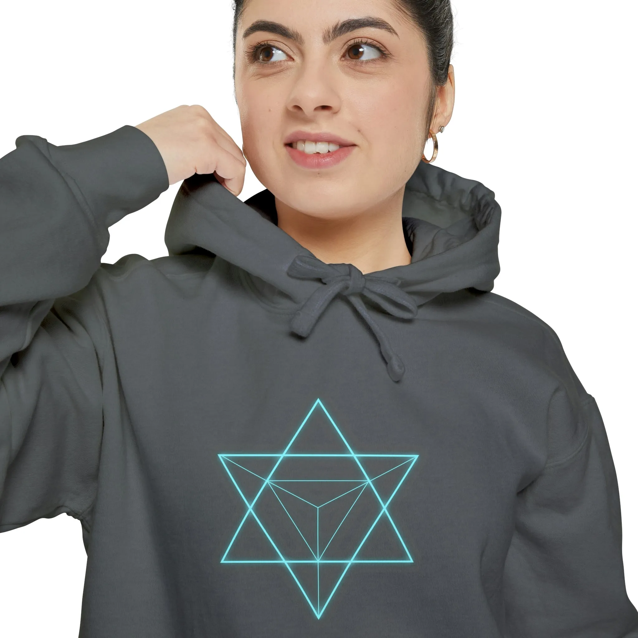 Sacred Geometry - Unisex Garment-Dyed Hoodie