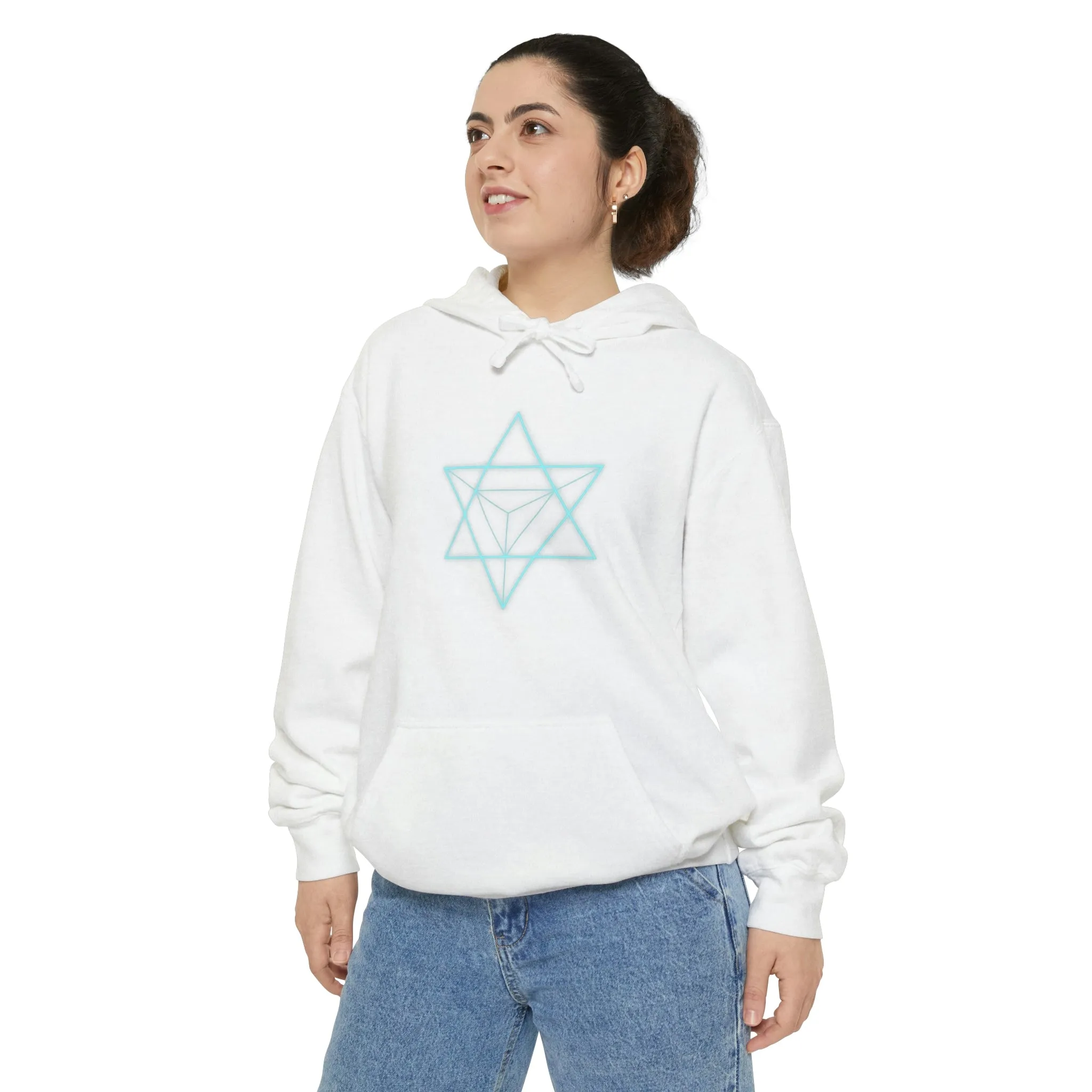 Sacred Geometry - Unisex Garment-Dyed Hoodie