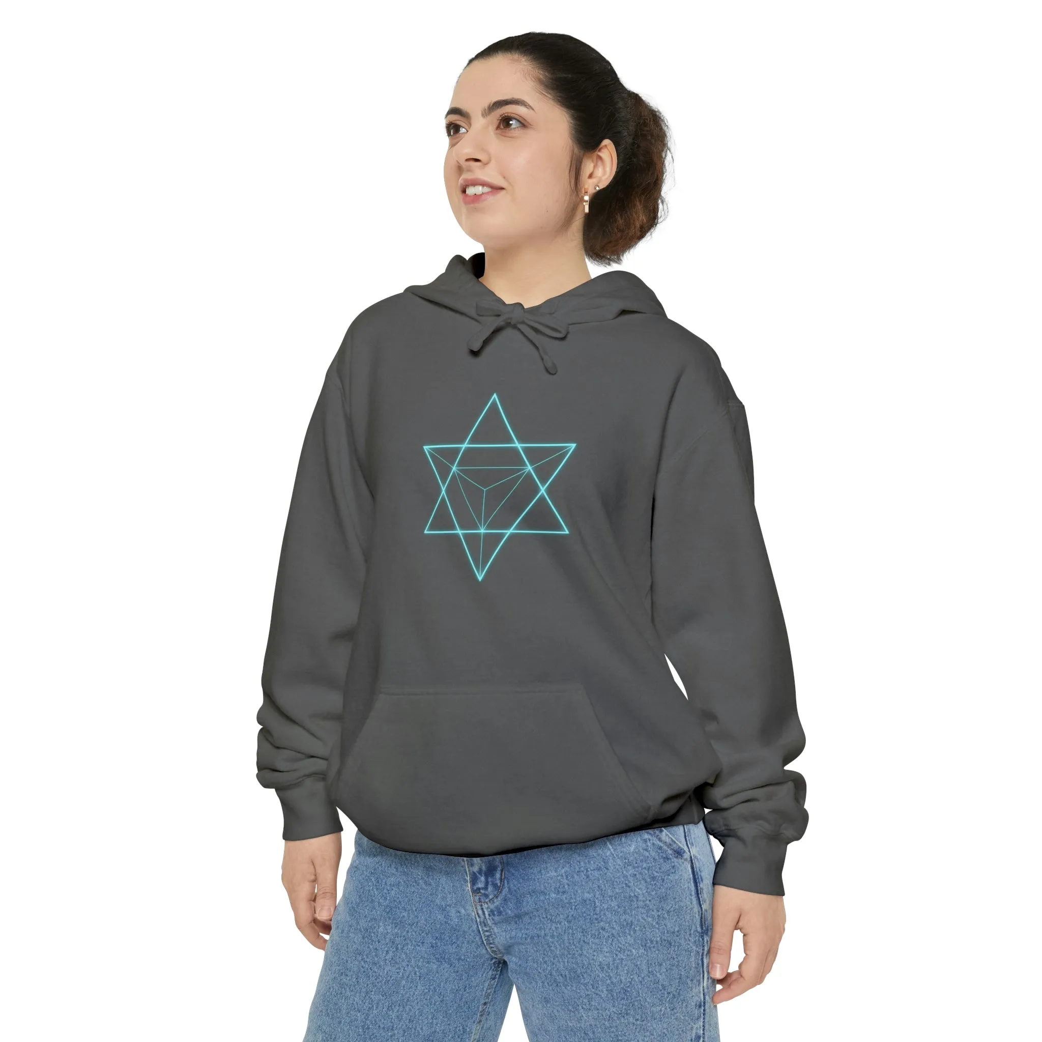 Sacred Geometry - Unisex Garment-Dyed Hoodie