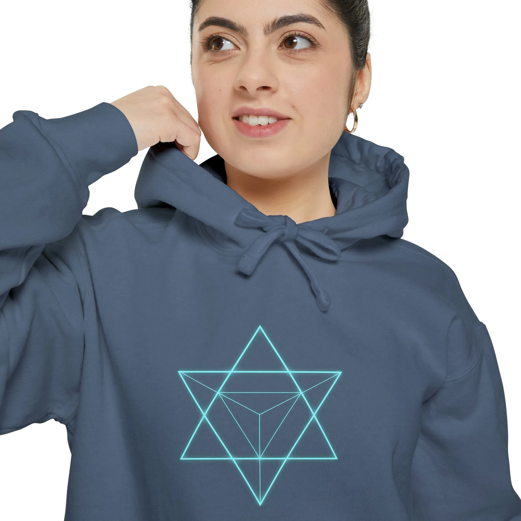 Sacred Geometry - Unisex Garment-Dyed Hoodie