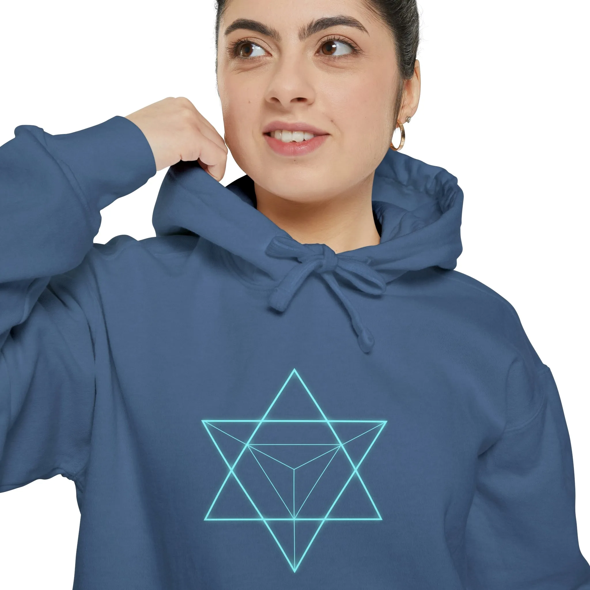 Sacred Geometry - Unisex Garment-Dyed Hoodie