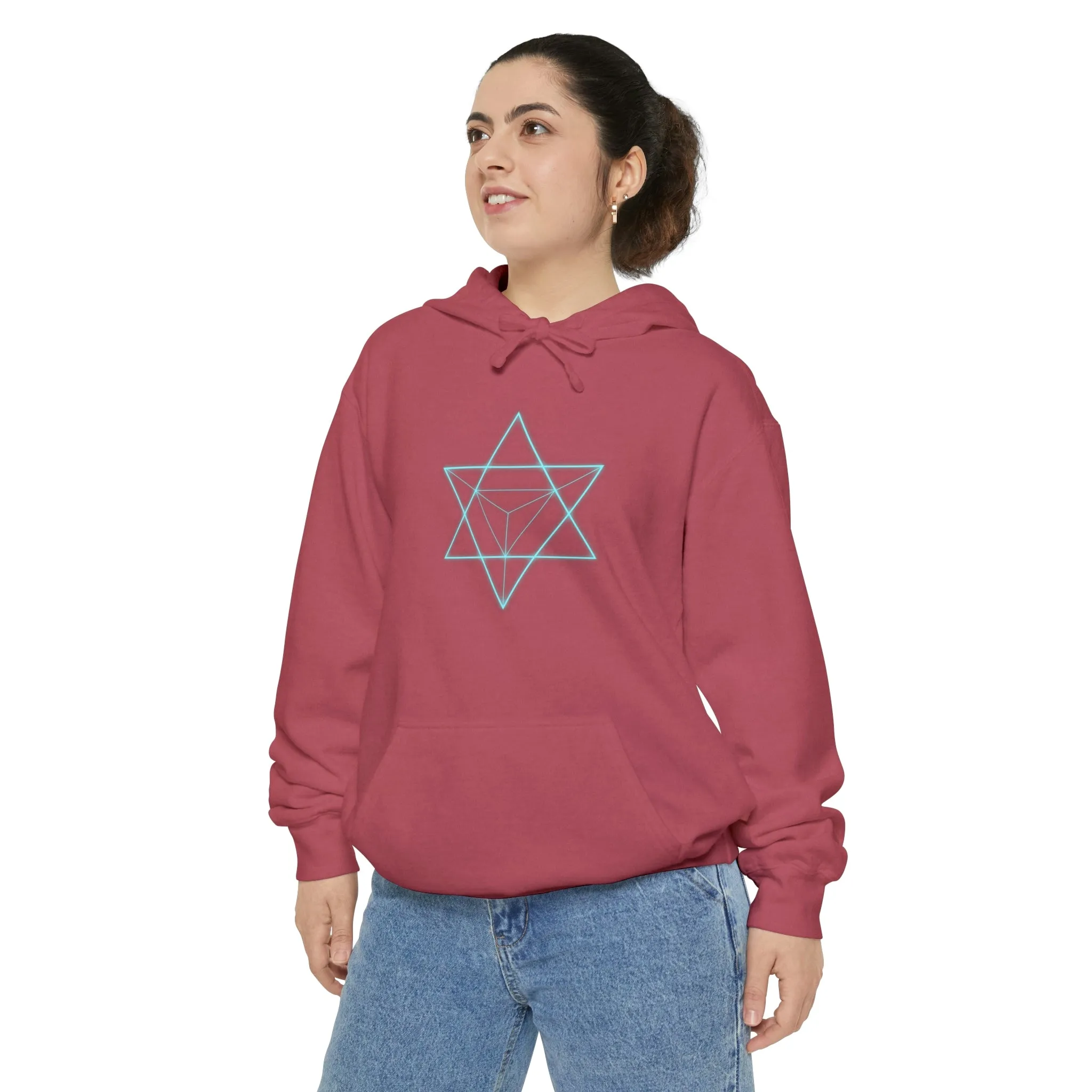 Sacred Geometry - Unisex Garment-Dyed Hoodie