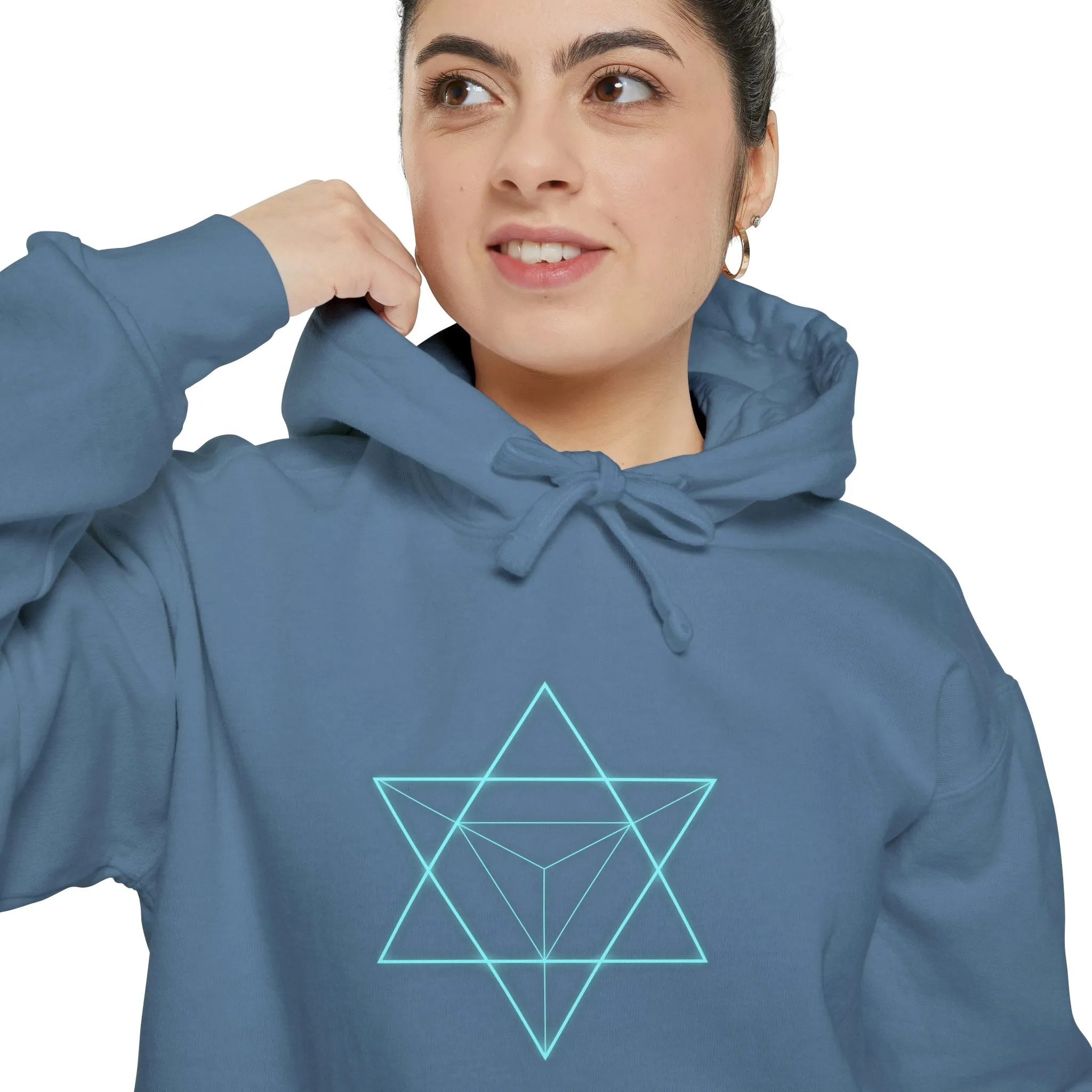Sacred Geometry - Unisex Garment-Dyed Hoodie