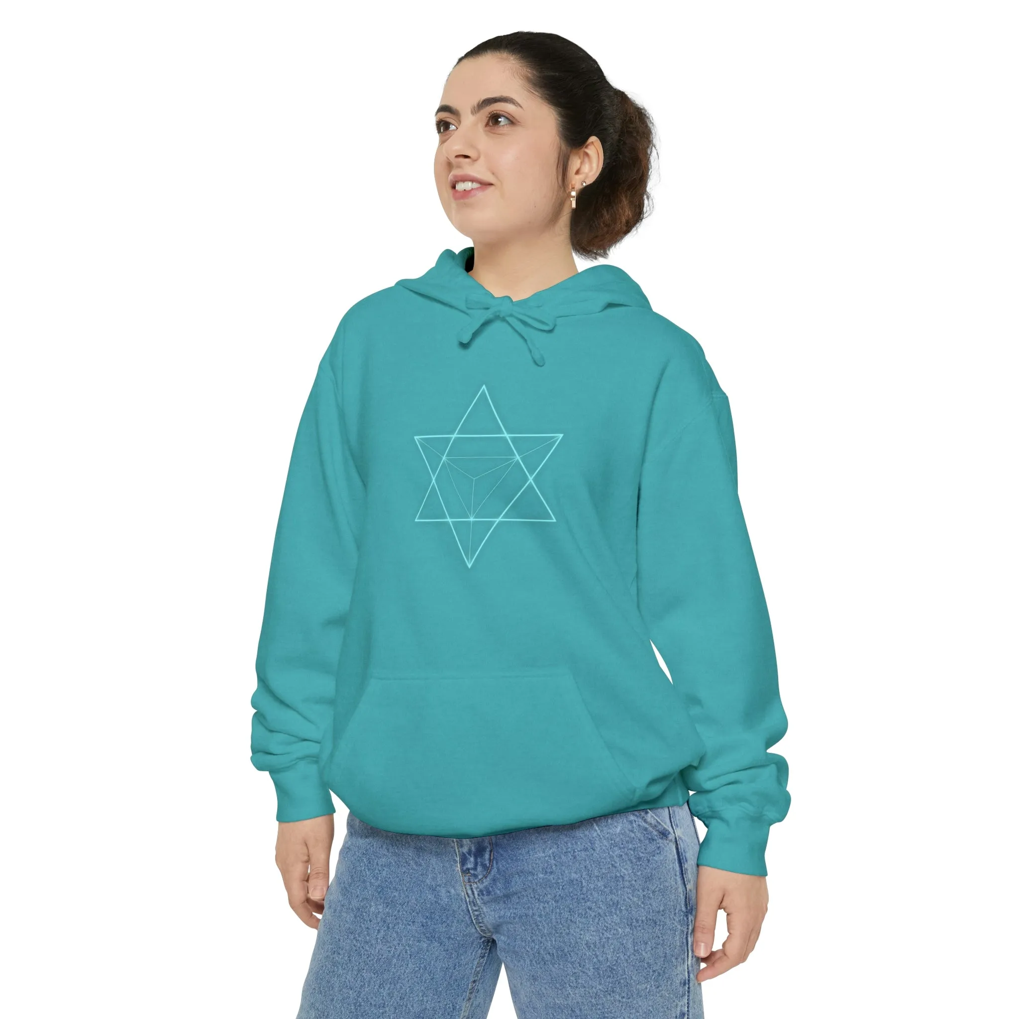 Sacred Geometry - Unisex Garment-Dyed Hoodie