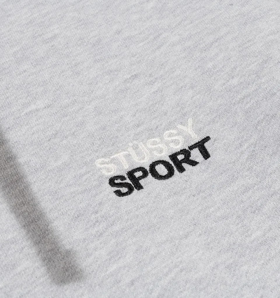 STÜSSY STUSSY SPORT HOODIE // GREY HEATHER