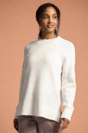 Vance Crew Neck Sweater White